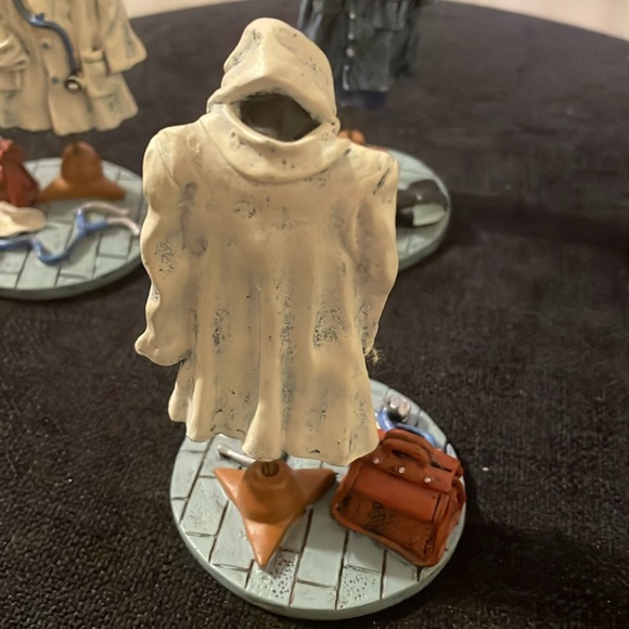 Doctor Uniform Outfit Figurine Vintage K’s Collection Medical Worker MD Lot of 4 - Picture 4 of 6